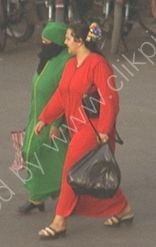 Moroccan Women, Place Jemaa el-Fna, Marrakech